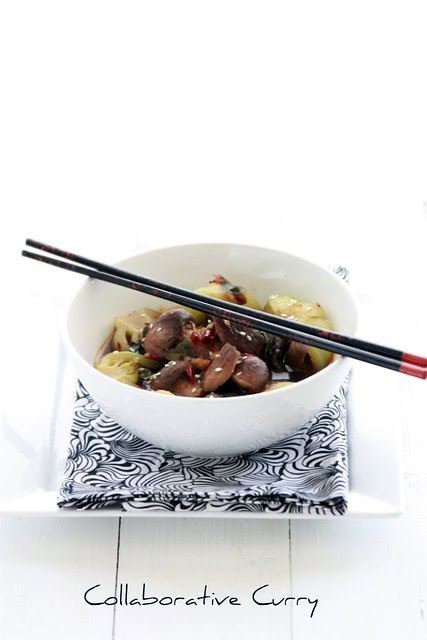 Bok Choy and Mushrooms