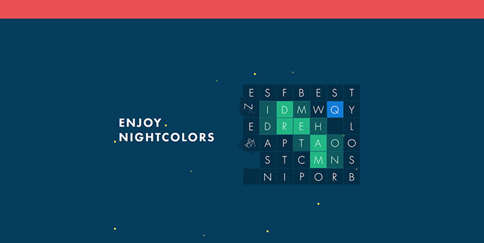 SpellTower App website design