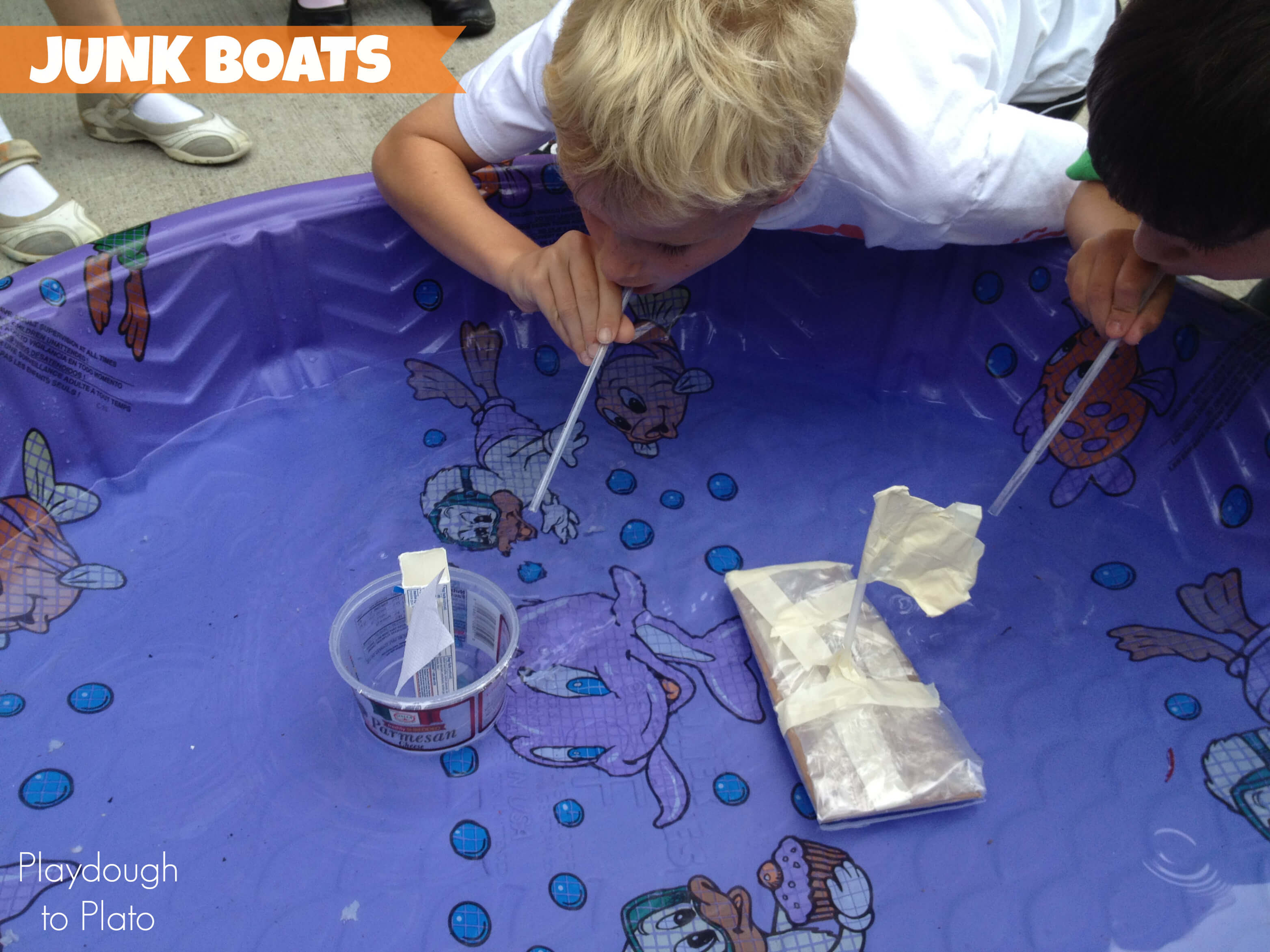 STEM Junk Boats - Playdough To Plato
