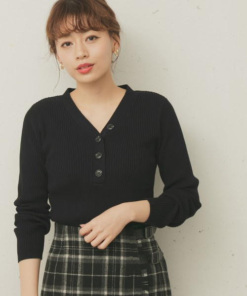 セール ヘンリーネックリブニットプルオーバー ニット セーター Research Urban Urban Research Sonny トップス Label アーバンリサーチサニーレーベル のファッション 激安商品短納期 高品質登場から人気沸騰