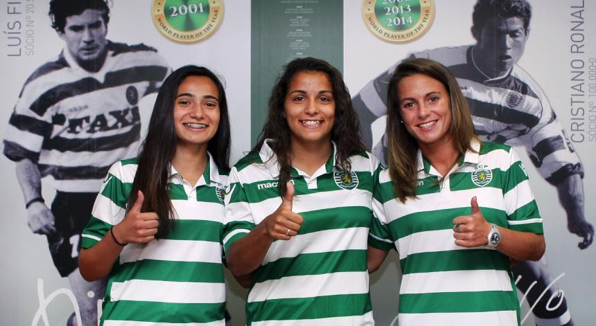 Mais três jogadoras para futebol feminino «leonino»