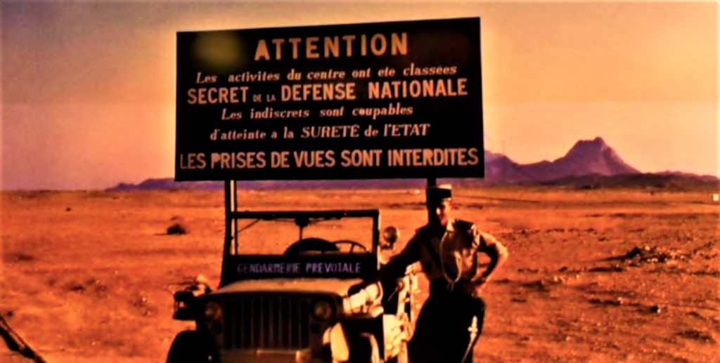 SAHARA et essais nucléaires  Prises de vues interditespng