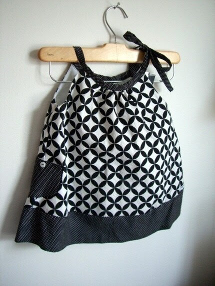 Black and White II -Euro Neck Tie Dress