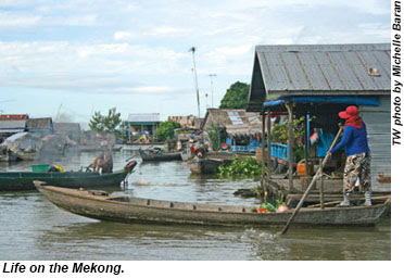 Life on the Mekong.