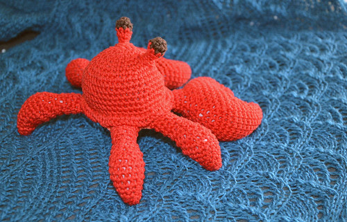 Wesley Crab amigurumi