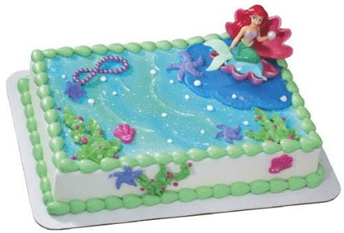 LITTLE MERMAID CAKE DECORATIONS : LITTLE MERMAID - BABY ...