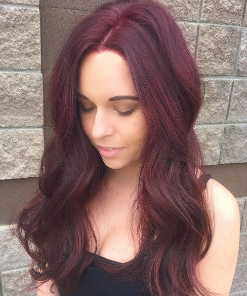 burgundy hair color