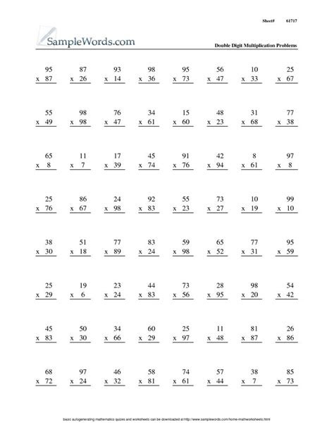  3rd grade math subtraction worksheets math fact worksheets math