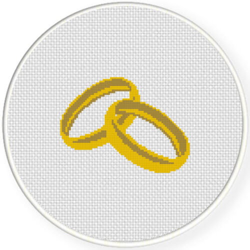 Wedding Ring Cross Stitch Pattern - Daily Cross Stitch