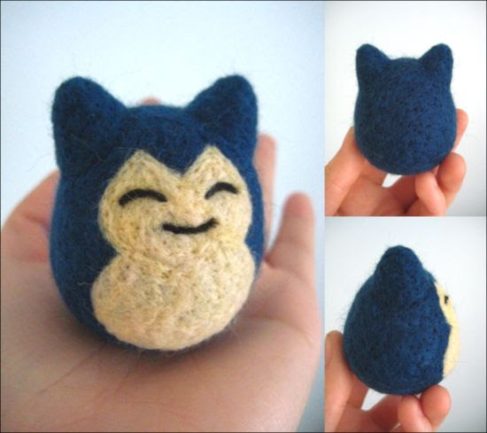 フワフワでまんまる かわいすぎ フェルトで作られたポケモンぬいぐるみ そうさめも