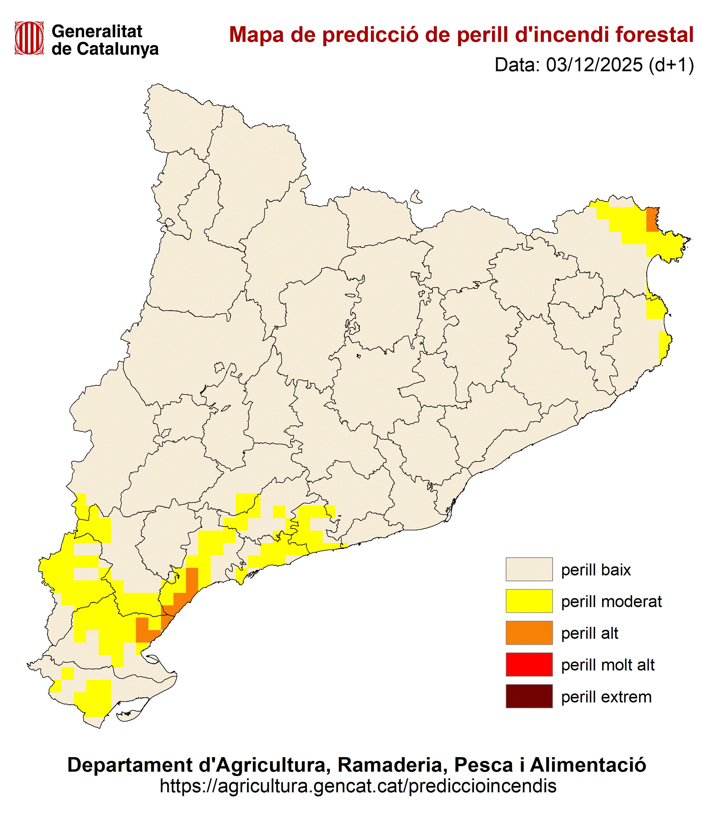 Mapa risc d'incendis