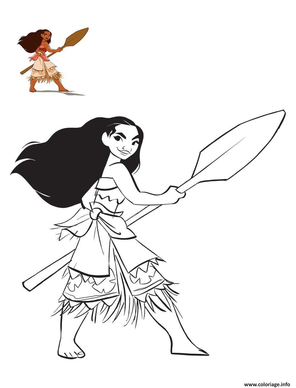 Dessin Vaiana En Couleur