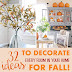 Fall Home Interior