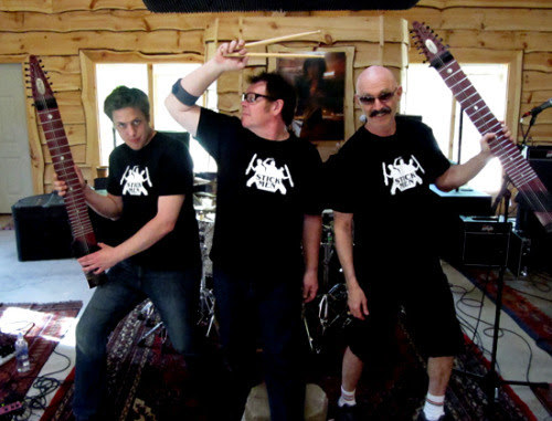 Stick Men rehearsal