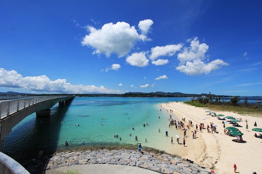 古宇利島ビーチ 沖縄県国頭郡今帰仁村 ガス 木炭ｏｋ 満福バーベキュー場ナビサイト