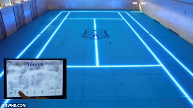 The amazing interactive gym that can change its floor for ...