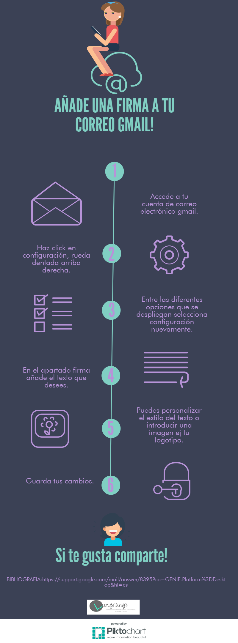 Añade una firma a tu correo Gmail