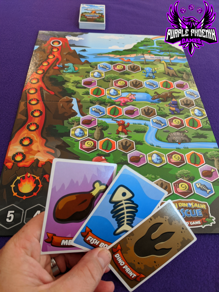 Baby Dinosaur Rescue Kids Table Purple Phoenix Games