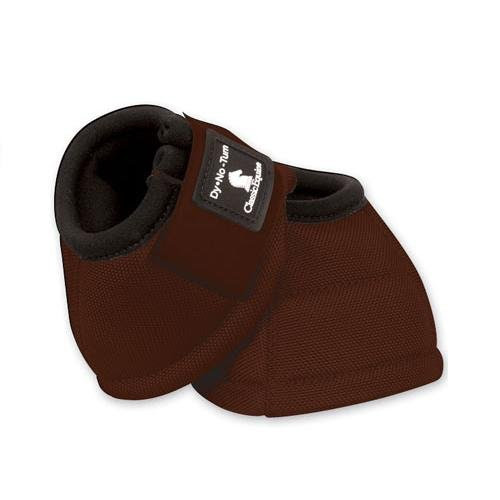 Classic Equine Dy-No Turn Bell Boots Large Chocola