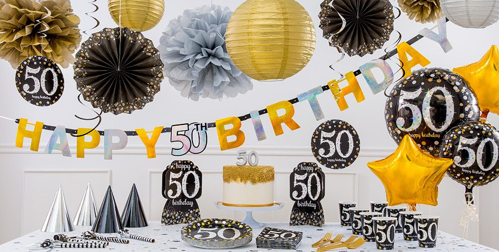 Sparkling Celebration 50th Birthday Party Supplies Party Sparkling Celebration 50th Birthday Party Supplies Party