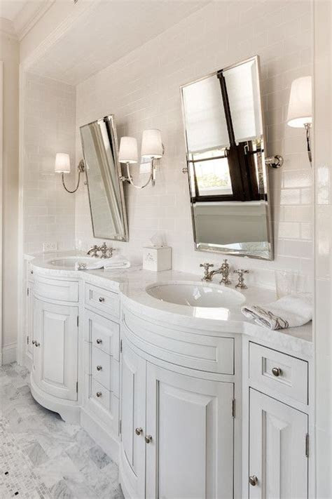 Amy bartlam every bathroom is made better by the addition of a va. Curved Vanity Sinks - Transitional - bathroom - Planning