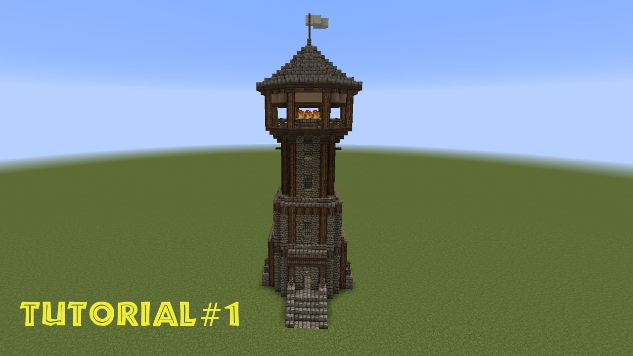 Minecraft Tutorial - Leuchtturm bauen - build a Lighthouse 