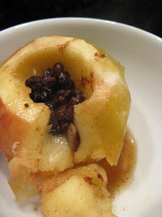 Baked Apple with Currants