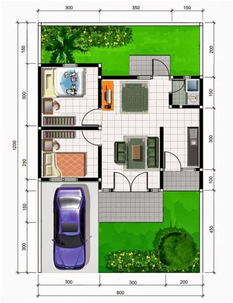 desain denah rumah idaman rumah impian