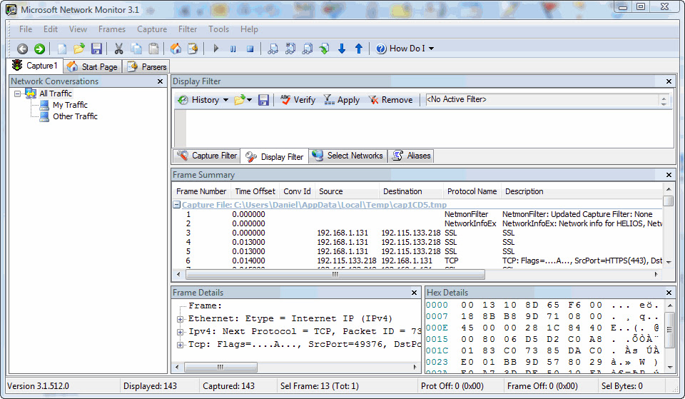 Outwardtruth Microsoft Network Monitor