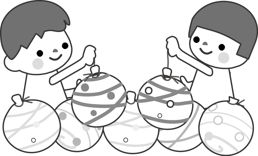夏まつり ヨーヨー釣りのイラスト 無料イラスト フリー素材