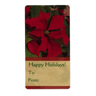Christmas Gift Tag Labels label