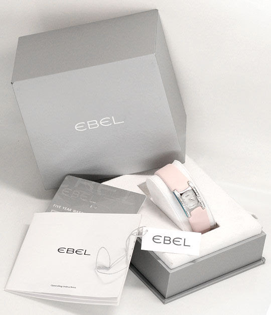 Original-Foto 6, EBEL BELUGA MANCHETTE UHR DIAMANTEN PERLMUTT