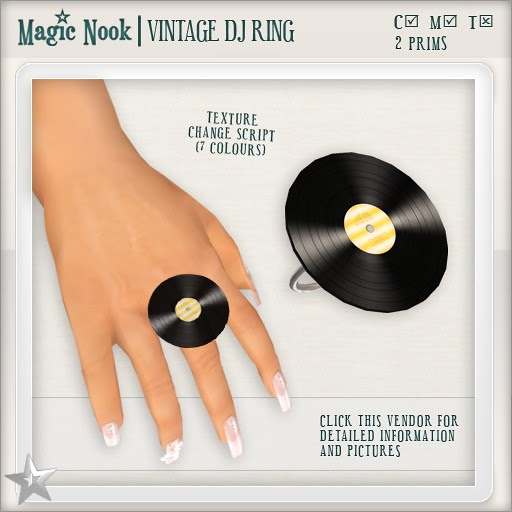 [MAGIC NOOK] Vintage DJ Ring