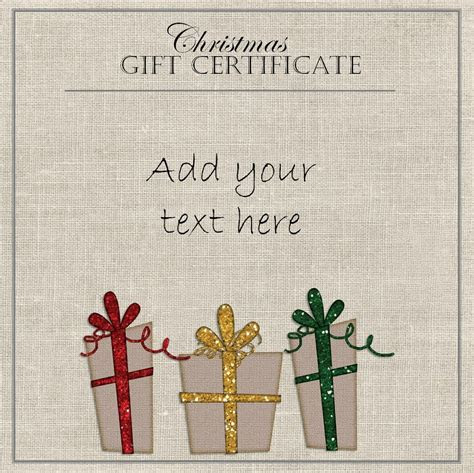 Free printable gift voucher template available in various designs and colours. free christmas gift certificate template customize download