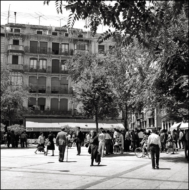 Café Español de Toledo en 1967. Fotografía de John Fyfe