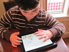 Leo playing Five Little Monkeys Wash the Car