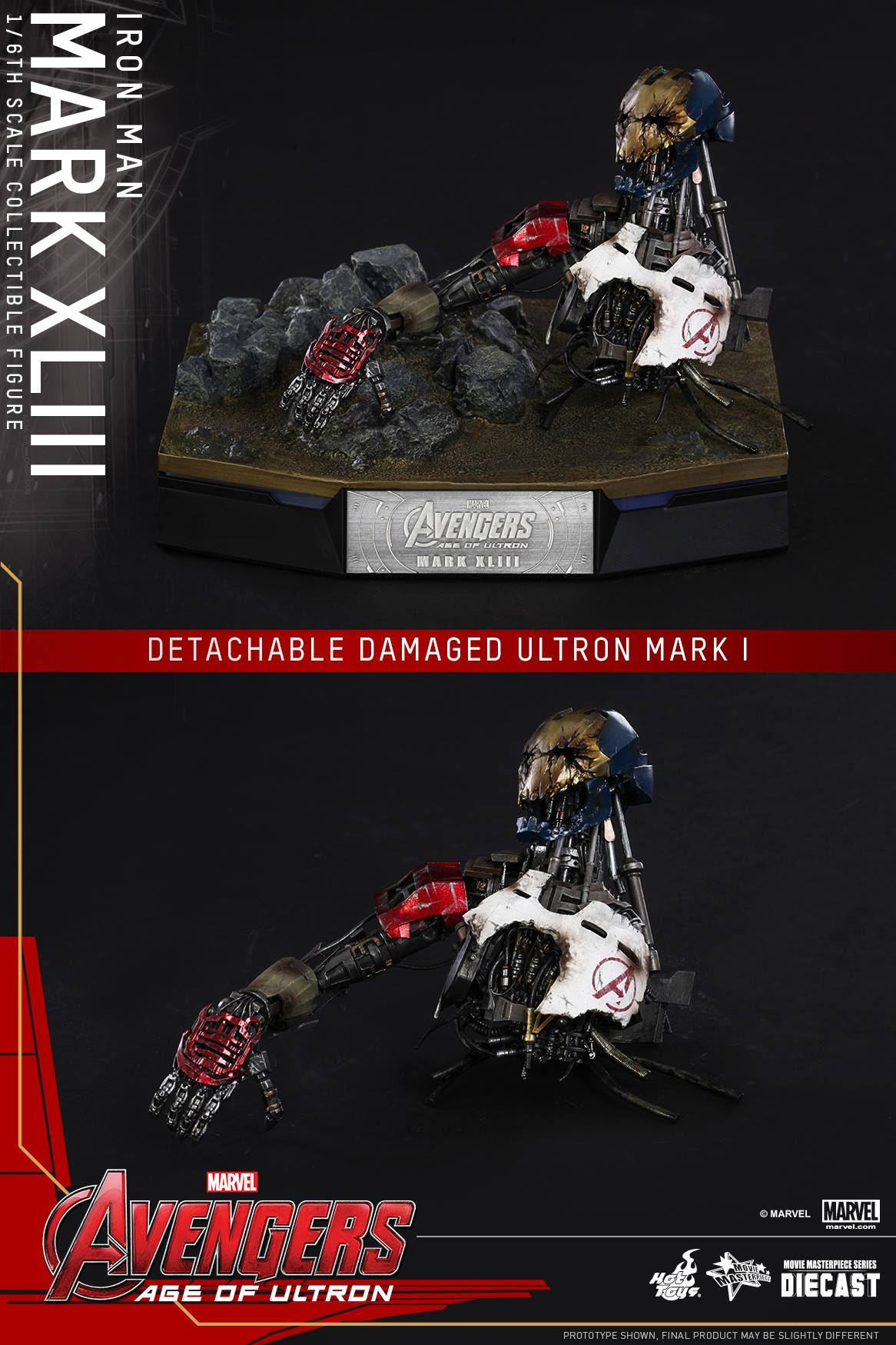 Avengers Age Of Ultron Hot Toys Iron Man Mark 43 Order Info Marvel Toy News