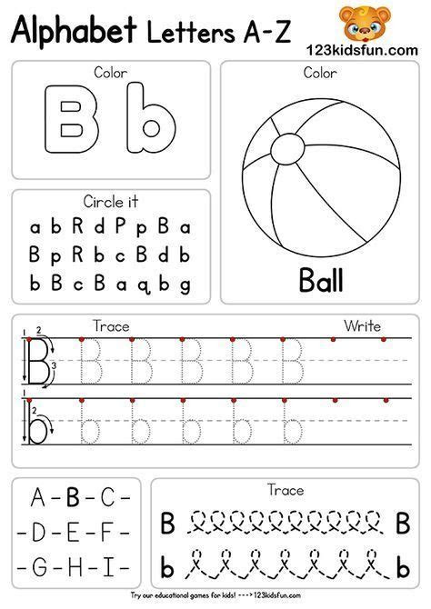  letter worksheets for preschool alphabet activities preschool english