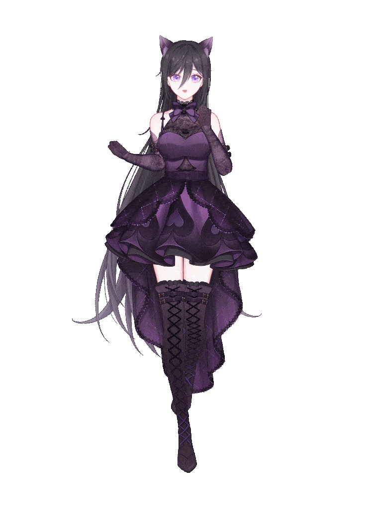 这个猫耳娘会动哎 种草触漫极速版 神仙泡面番创作app 动画
