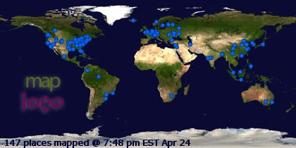 Profile Visitor Map - Click to view visits