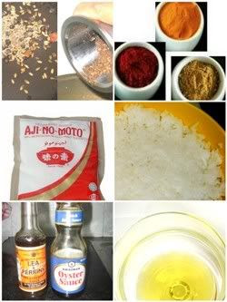 ingredients for fried rice