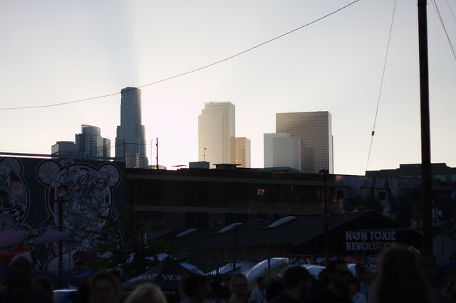downtown sunset