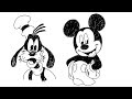 How to Draw Disney mickey mouse step by step - Pencil Sketch