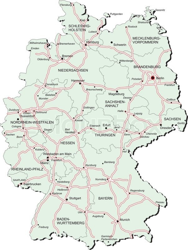 Kort Tyskland Motorveje Motorveje Tyskland Kort | stoffeerderijrozendal Kort Tyskland Motorveje