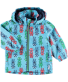 Name It fijn turquoise jas met gekke robotjes