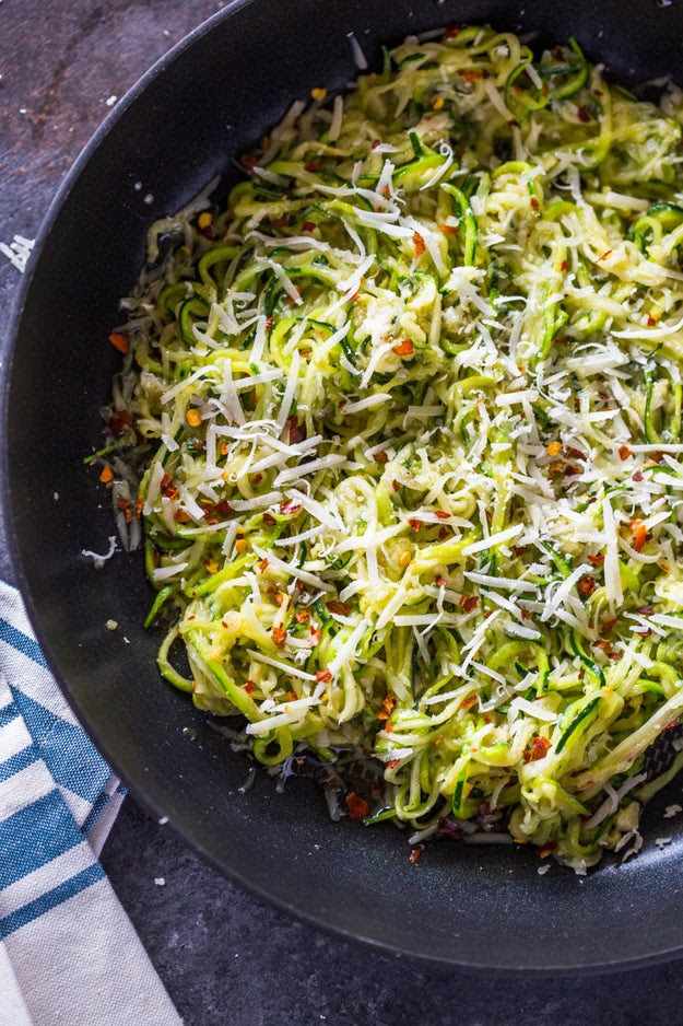 Garlic Parmesan Zoodles