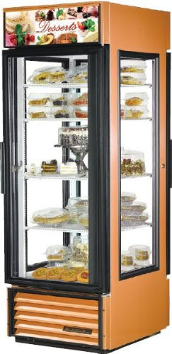 True G4SM-23-PT, 23 cu ft, 1 Front / 1 Back Door, Pass-Thru Glass Four Sided Refrigerator