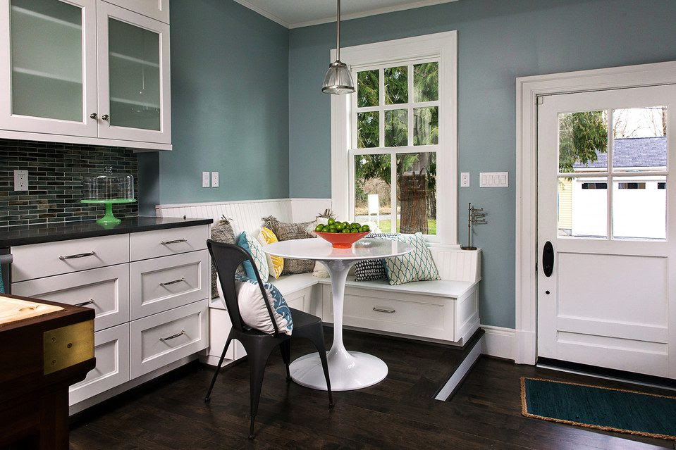 A model home decorated by the developers at Fort Lawton will be one of the six houses to go on sale later this month. 
