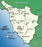 Fiumi Della Toscana Cartina