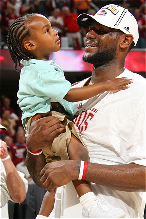 lebron james hair. LeBron James Jr.